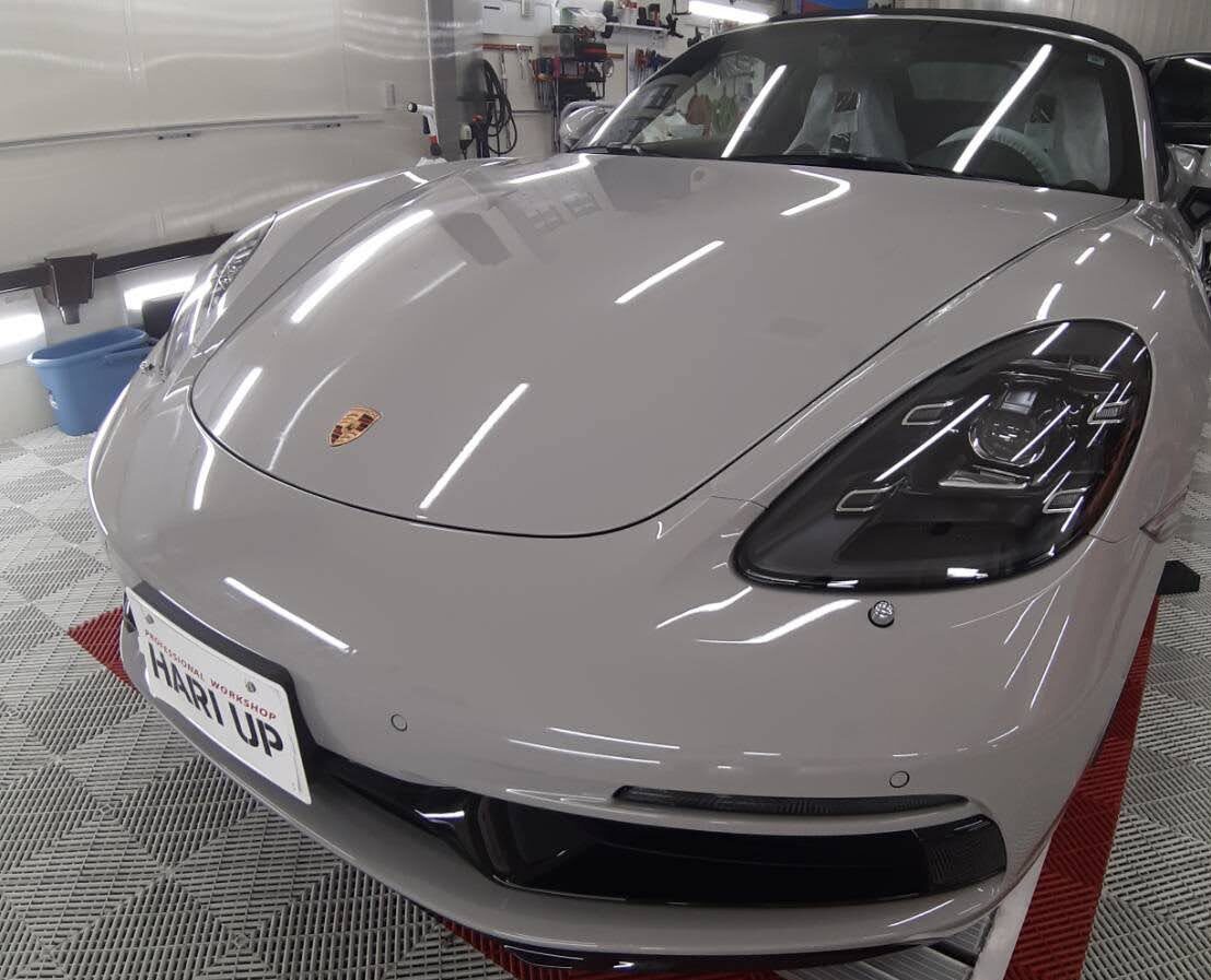 ポルシェ　718ボクスター　プロテクションフィルム施工
