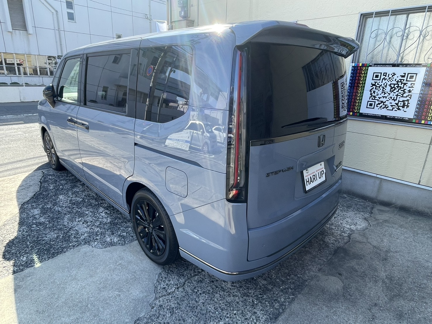 ホンダ　ステップワゴン　カーフィルム施工